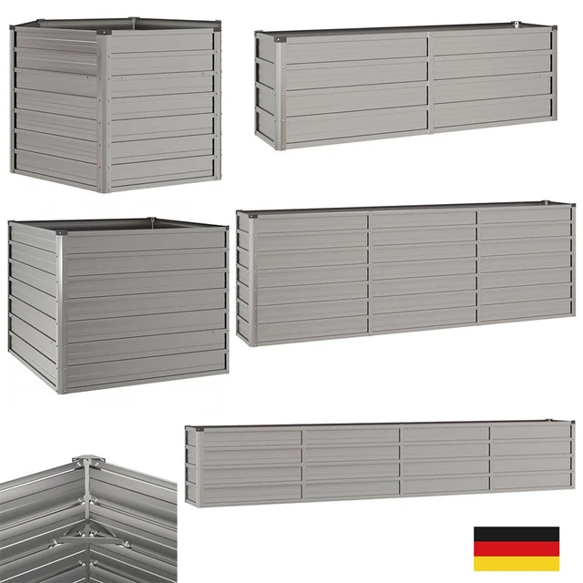 Hochbeet Pflanzbeet Metall Gemüsebeet Pflanzkasten Kortenstahl Beet Blumenbeet