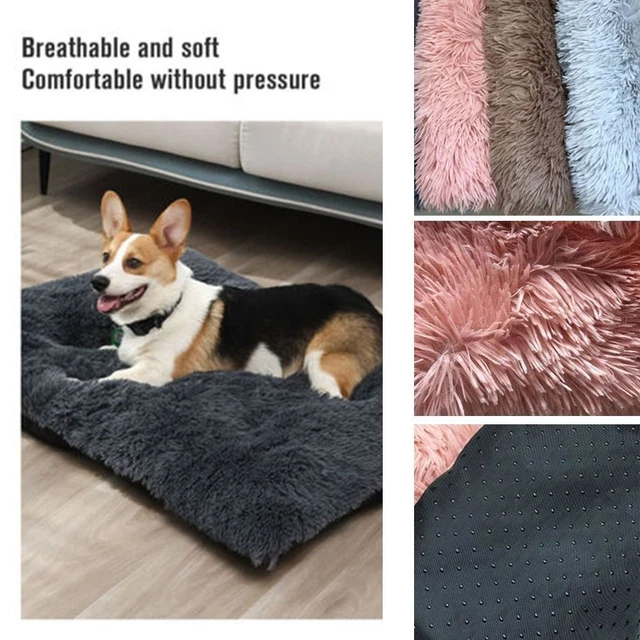 de lit pour chien, Lits en peluche pour animaux de compagnie Coussin Tapis