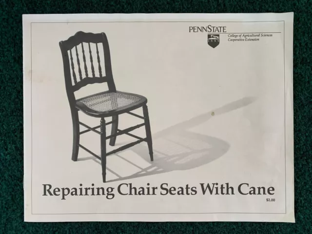 Asientos para silla de reparación con bastón, Sanna D. Black, folleto, Penn State Agri Extn