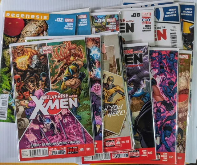 Wolverine and the X-Men 2 4 8 10 11 12 19 25 27 28 30 32 33 Marvel Comic Books