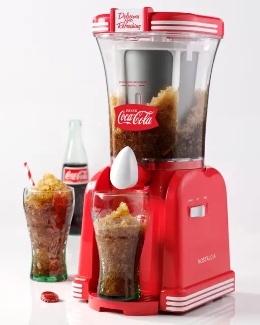 Nostalgia Coca-Cola 32-Ounce Retro Slush Drink Maker