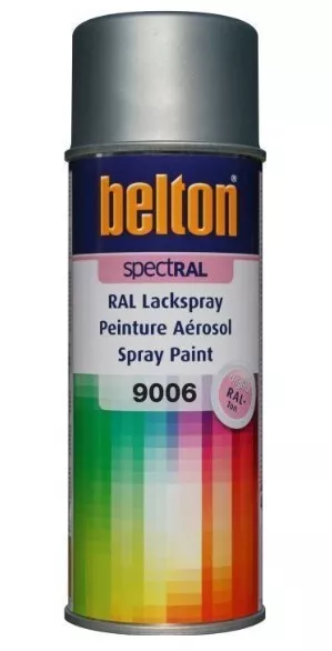 Peinture aérosol RAL 9006 gris aluminium alu 400ml SPECTRAL BELTON