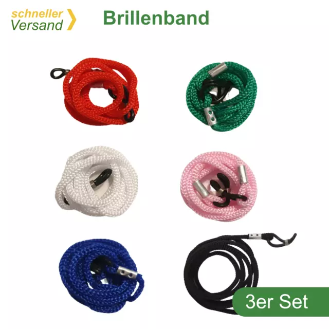 3 x Brillenbänder Brillenband Brillenkordel Brillenschnur Brillenkette Band