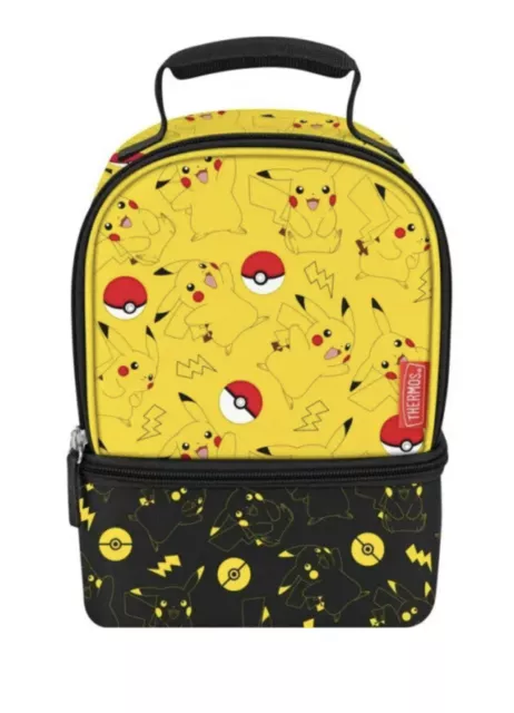 Pokemon Pikachu Thermos Dual Compartment Lunch Box
