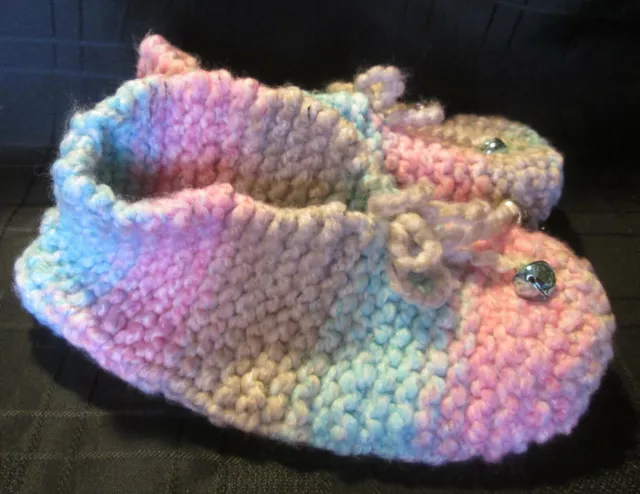 Hand-knitted Child’s Slippers 2