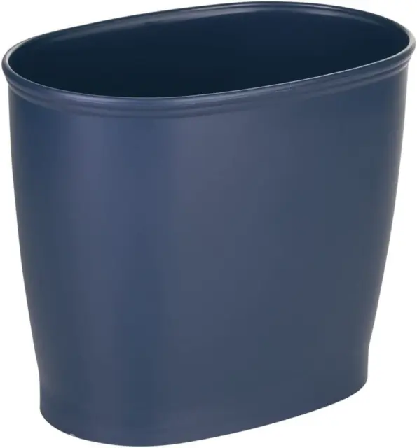Kent Plastic Oval Wastebasket, Trash Can for Bathroom, Kitchen, Office, Bedroom,