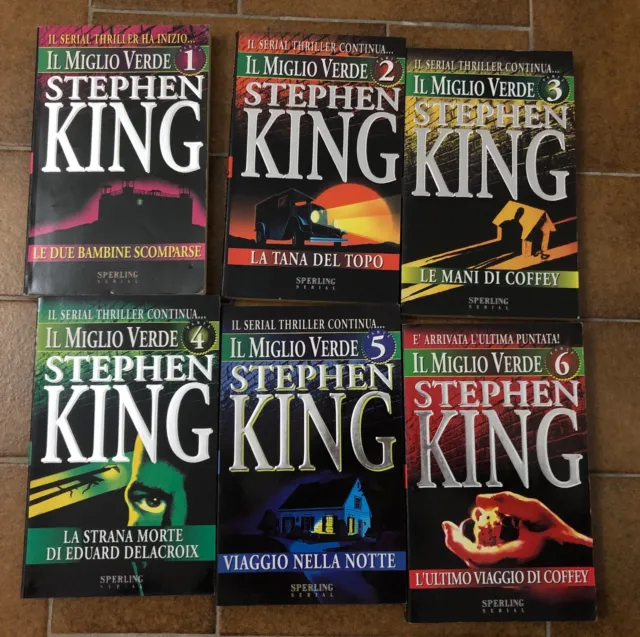 Lotto 6 libro  Horror Stephen King Ed Sperling
