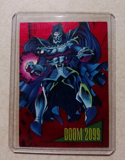 Doom 2099 1993 SkyBox Marvel Universe IV Red Foil Card #1