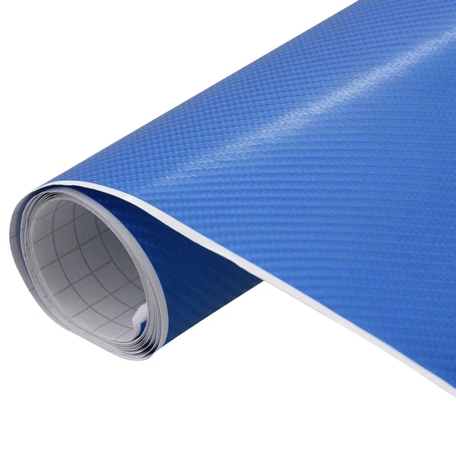 Vidaxl Pellicole per Auto 2 pz 4D Blu 100x150 cm+50x150 cm