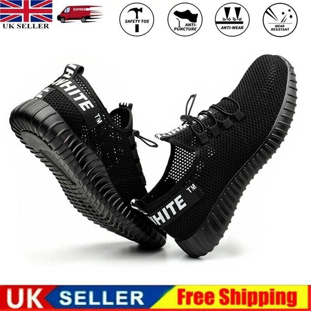 LIGHTWEIGHT SAFETY SHOES Mens/Womens Steel Toe cap work Boots trainers ...