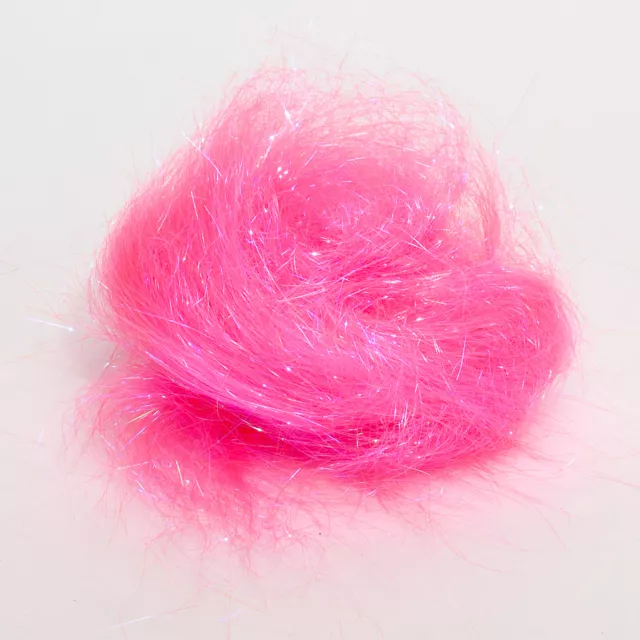 Angelina (Cotton Candy) 10g Sparkly Fibre Spinning Felting Fibre Art and Craft