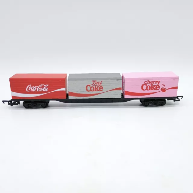 Hornby Coca-Cola Diet Coke Cherry Coke Container Wagon - OO - (Unused) Mint Cond