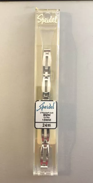 SPEIDEL WATCH BAND: Link Bracelet, Stainless Steel, Shiny, 10mm, Model 1898 00
