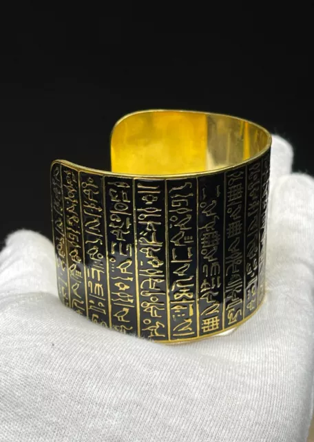 Unique Handmade Bracelet of the Egyptian hieroglyphs - Egyptian style bracelets