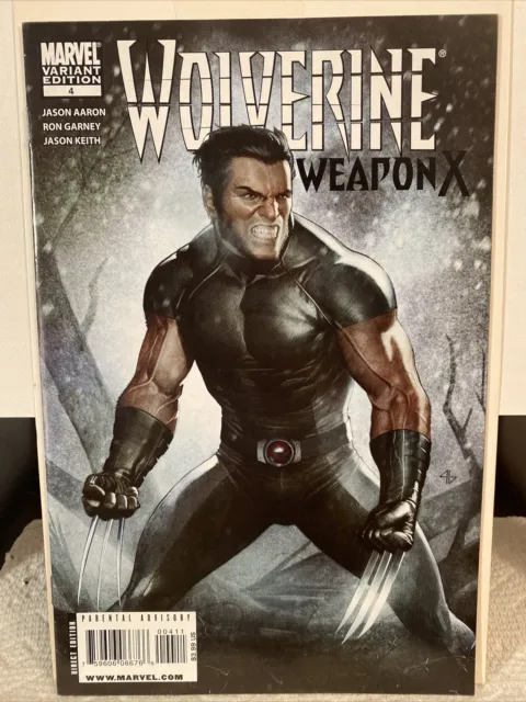 Marvel Comic Books Wolverine Weapon X #4B Oct 2009 Adi Granov 50/50 Variant