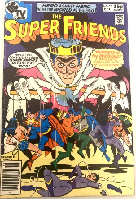 Super Friends # 25.  1St Series. Oct. 1979. Vg+ 4.5. Romona Fradon-Cover.
