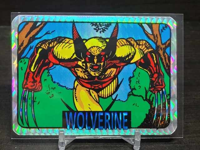 1990'S MARVEL WOLVERINE Vending Machine Prism/Foil Sticker £17.34 ...