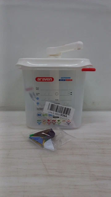 Araven RVN013 Saucenspender GN 1/6, Transparent, Druckpumpe - 2 L