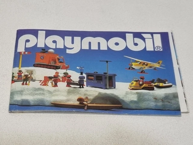 PLAYMOBIL FLYER/DOSSIER ANNÉE 1986, prospectus course. catalogue moteur
