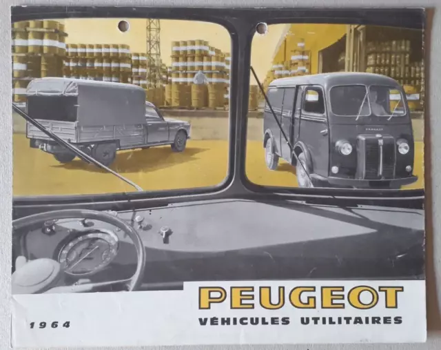 Peugeot Nutzfahrzeuge Broschüre 1964 - D4B 403