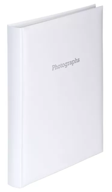 Deluxe Large WHITE Self Adhesive Photo Album Hold Various Sized Photos 50 Pages