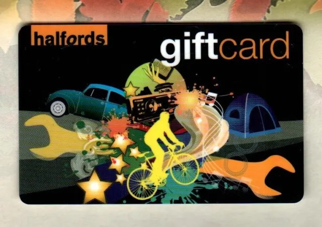 HALFORDS ( UK ) Everything for Him or Her ( 2010 ) Gift Card ( $0 )