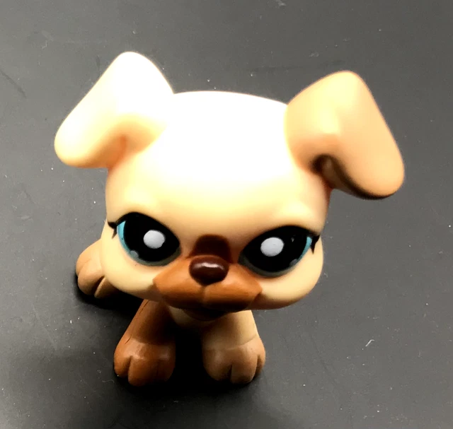 Figurine Littlest Pet Shop - Chien Épagneul 672 Bis - Hasbro - Occasion