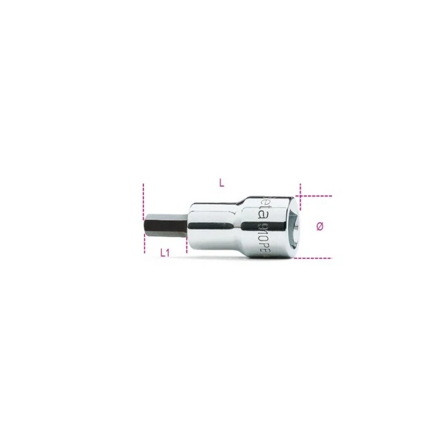 Douille Beta 920A - Branchement Carré Femelle 1/2 - Ouverture Hexagonale De 8 à 32 Mm