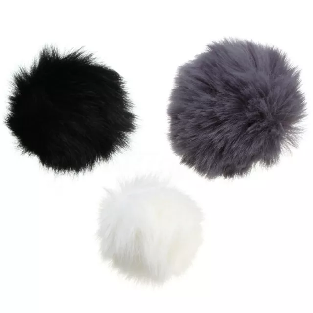 Random 1pc Fur Windscreen Windshield Wind Muff for Lapel Lavalier Microphone Mic