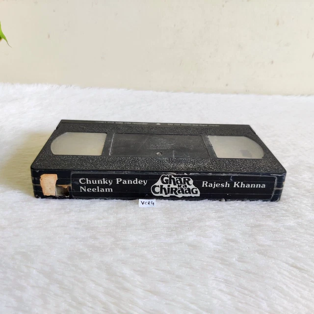 1989 VINTAGE GHAR Ka Chirag Bollywood Movie Rare Collectible Old VHS