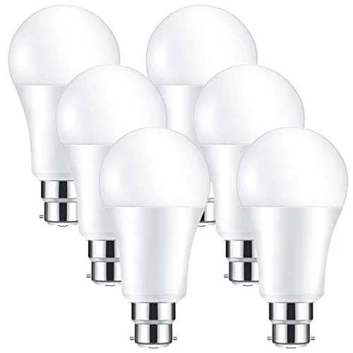 X Charmer Bajonett Glühbirne, B22 LED Glühbirnen 100W Äquivalent, Kühlweiß 6500K,