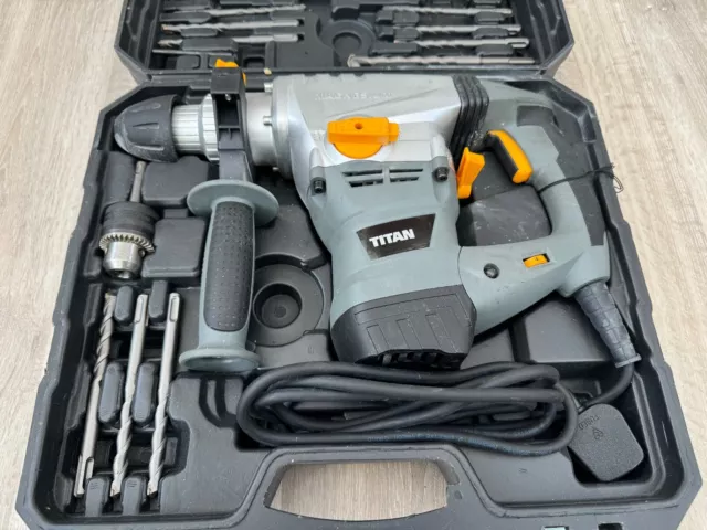 Titan Electric SDS Plus Drill with accessories