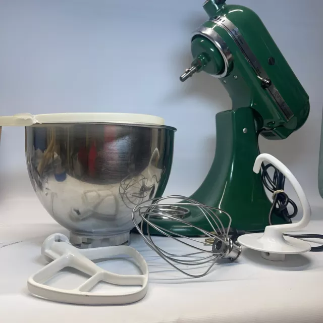 Buy the KitchenAid Ultra Power Blue Tilt Head Stand Mixer Model KSM90 W/ Accessories Untested