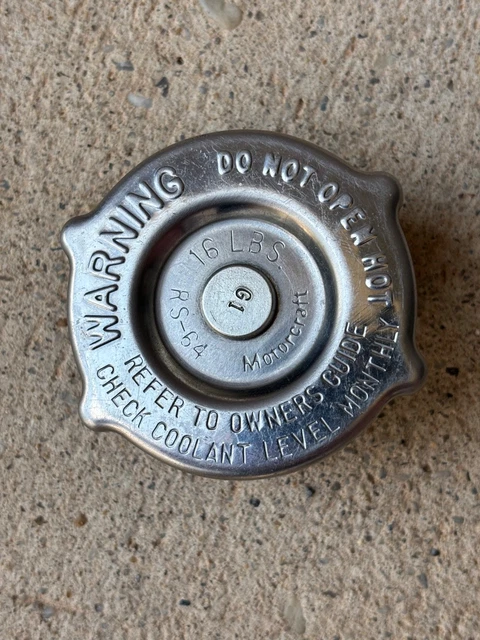 FORD MUSTANG RS-64 Radiator Cap - Saleen Ssp Gt 5.0 Lx Police Svt Cobra ...