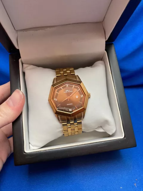 Daniel Steiger Sahara Men’s Octagonal Watch 20 Diamonds- New In Box, Nib!