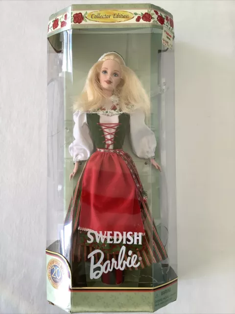 1999 Mattel Swedish Barbie Dolls Of The World Collector Edition 24672 22 00 Picclick