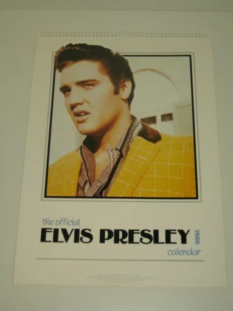 Wandkalender: The Official Elvis Presley 1986 Calendar (1985 Danilo UK)