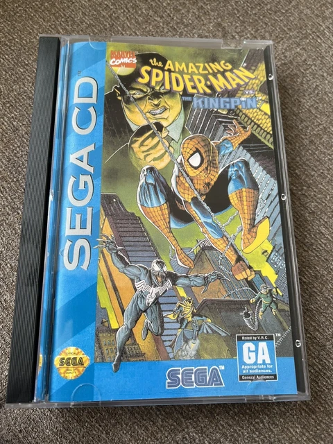 Amazing Spider-Man vs. The Kingpin (Sega CD, 1993) READ