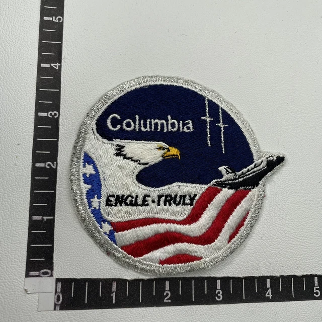 Vtg Space Shuttle Columbia NASA Patch Astronauts Engle-Truly 19TS