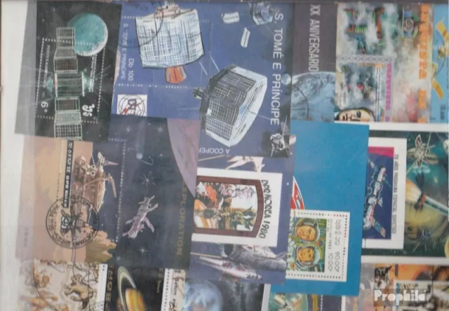 Briefmarken Motive Raumfahrt 25 verschiedene Weltraum Blöcke