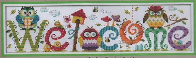 Counted Cross Stitch Kit,   Welcome