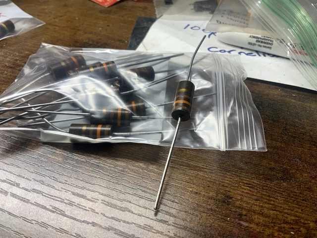 Allen Bradley Carbon Comp. 2 Watt Resistors 5% 130 Ohm 14pc
