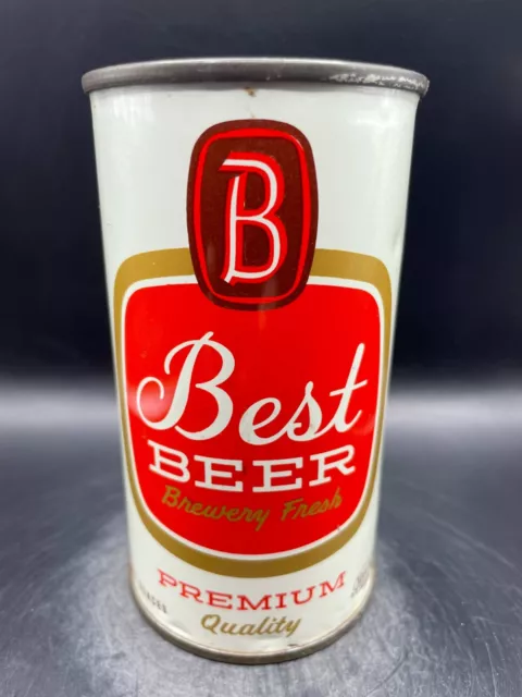 Best Empty Flat Top Beer Can. Best Brewing, Chicago, Illinois