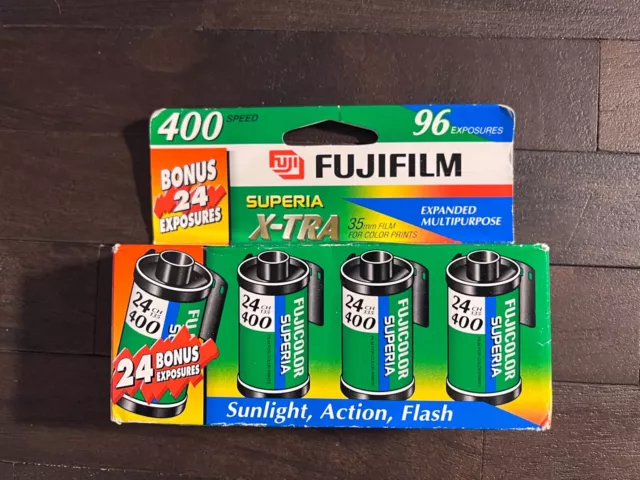 Expired FUJIFILM SUPERIA 400 SPEED 24 EXP  35mm Film - 4 count