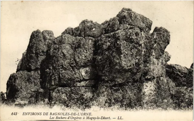 CPA Env. de BAGNOLES-de-l'ORNE - La Rochers d'Orgeres a MAGNY-le.. (355357)