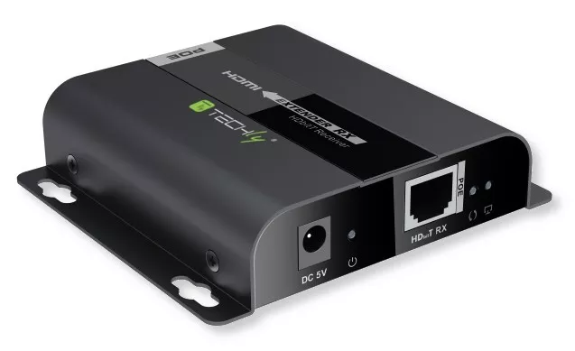 Techly Np Ricevitore Aggiuntivo Extender HDMI HDBitT PoE IR Cavo Cat.5e/6 120m