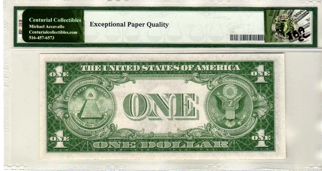 Fr.1608* $1 1935 A STAR-B Silver Certificate PMG GEM Uncirculated 65 EPQ 2
