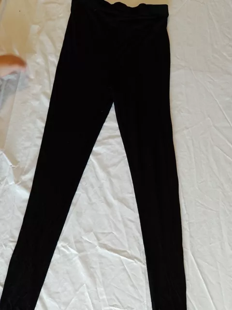 Ladies Leggings Asos Size 6 Stretch maternity Black 20396