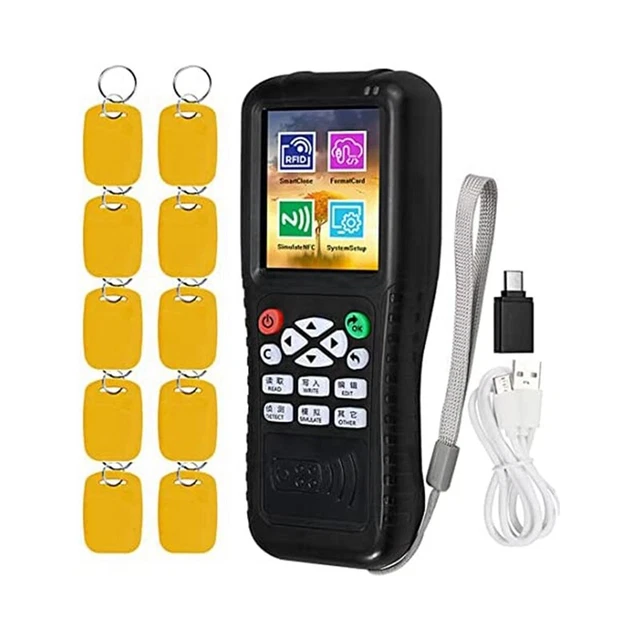 RFID Reader Writer Duplicator, NFC Reader, Multi Frequencies RFID Card Prog K9I7