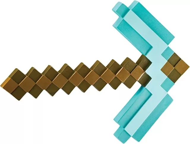 Offizielles Minecraft Diamant Spitzhacke für Kinder Kostüm Kunststoff Zubehör